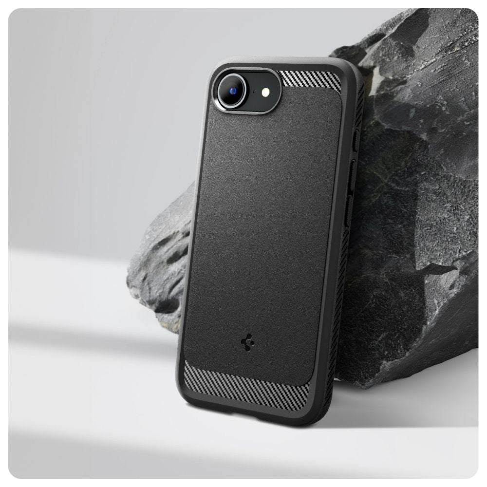 SPIGEN RUGGED ARMOR MAG MAGSAFE IPHONE 16E MATTE SCHWARZ