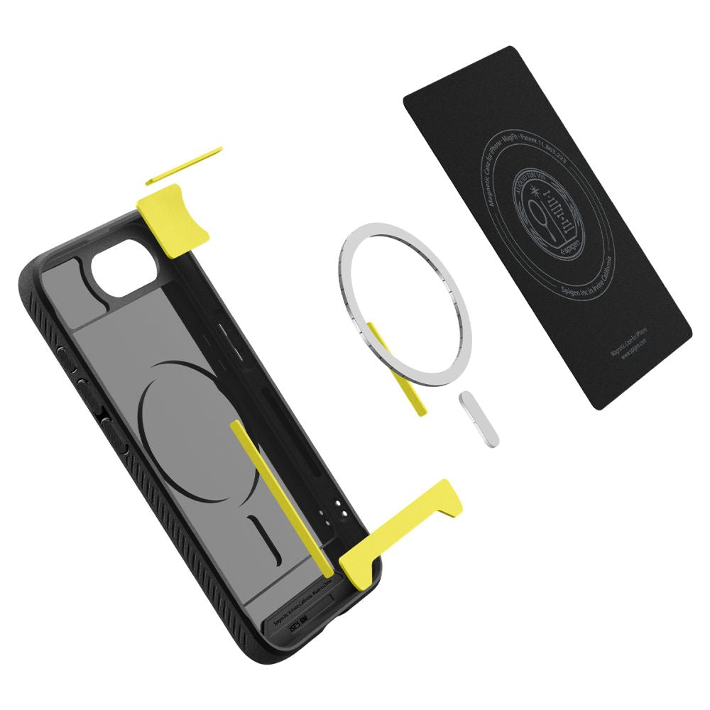 SPIGEN RUGGED ARMOR MAG MAGSAFE IPHONE 16E MATTE SCHWARZ
