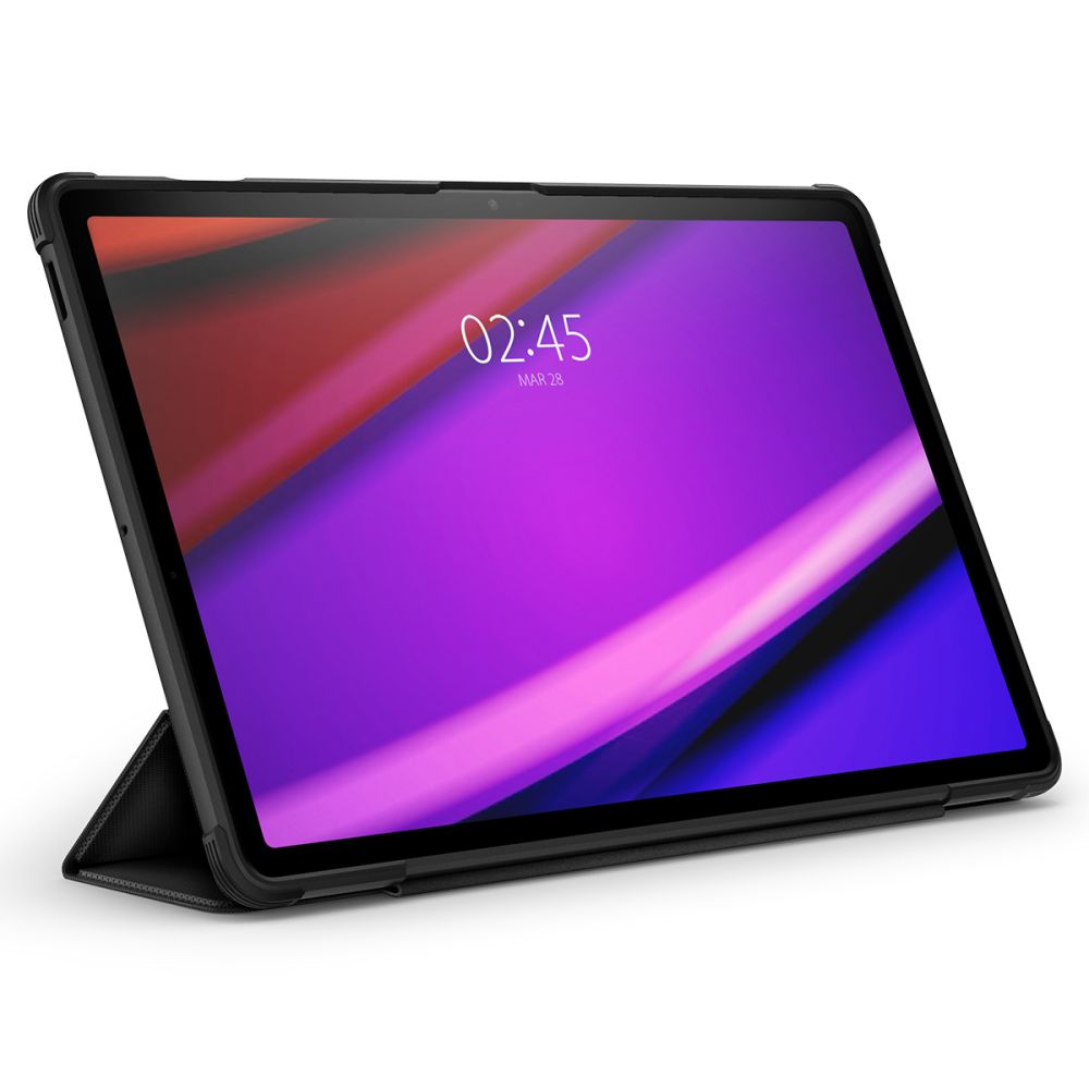 SCHUTZHÜLLE / HÜLLE FÜR SAMSUNG GALAXY TAB S9 FE+ PLUS 12.4 X610 / X616B SPIGEN RUGGED ARMOR "PRO" SCHWARZ