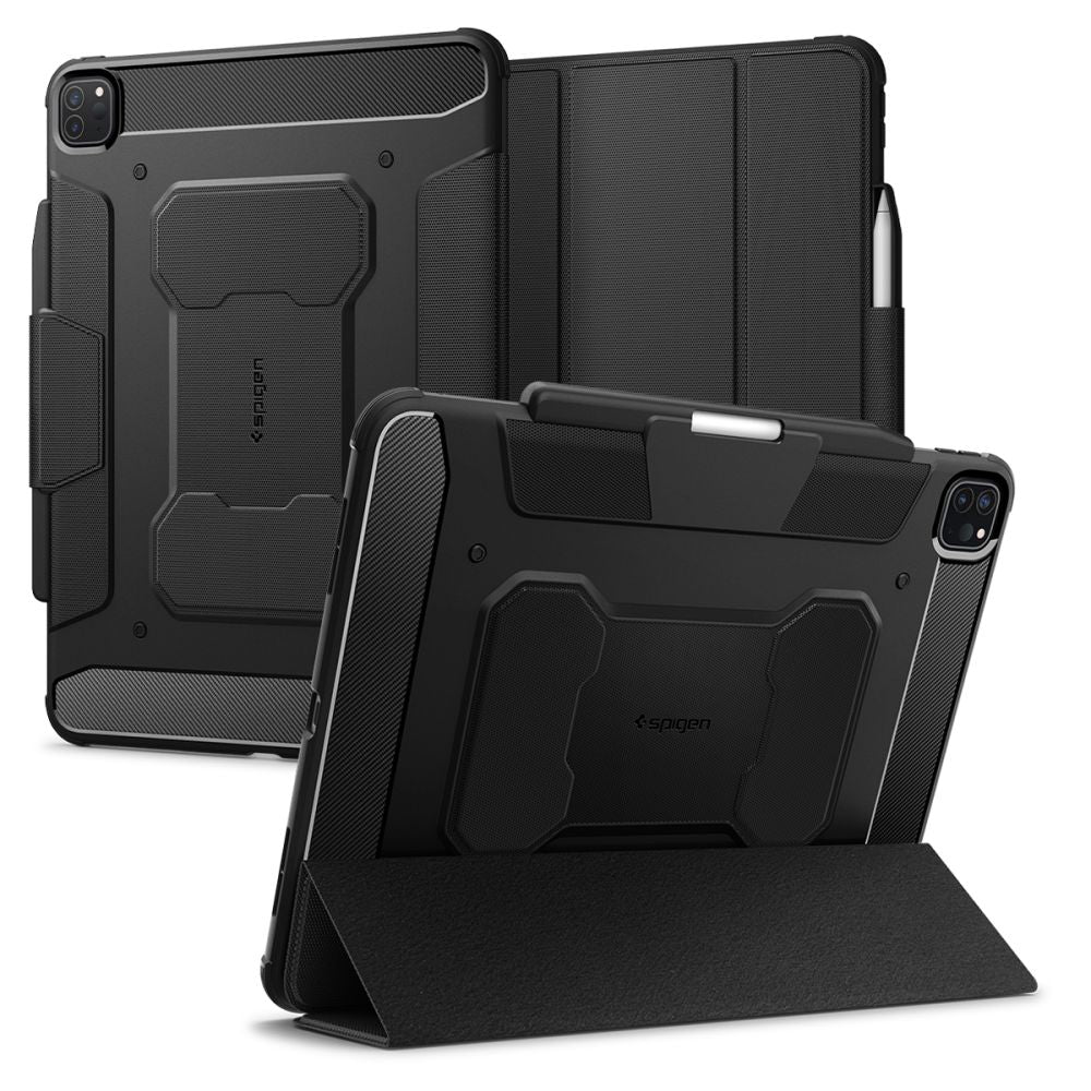 SPIGEN RUGGED ARMOR ”PRO” HÜLLE FÜR IPAD PRO 13 7 / 2024 SCHWARZ