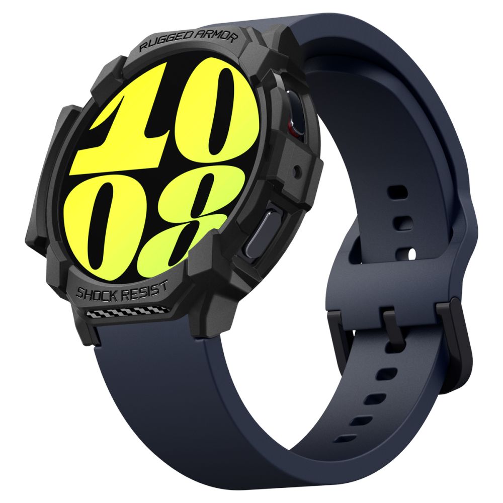 SCHUTZHÜLLE FÜR SAMSUNG GALAXY WATCH 7 (44 MM) SPIGEN RUGGED ARMOR MATTE SCHWARZ