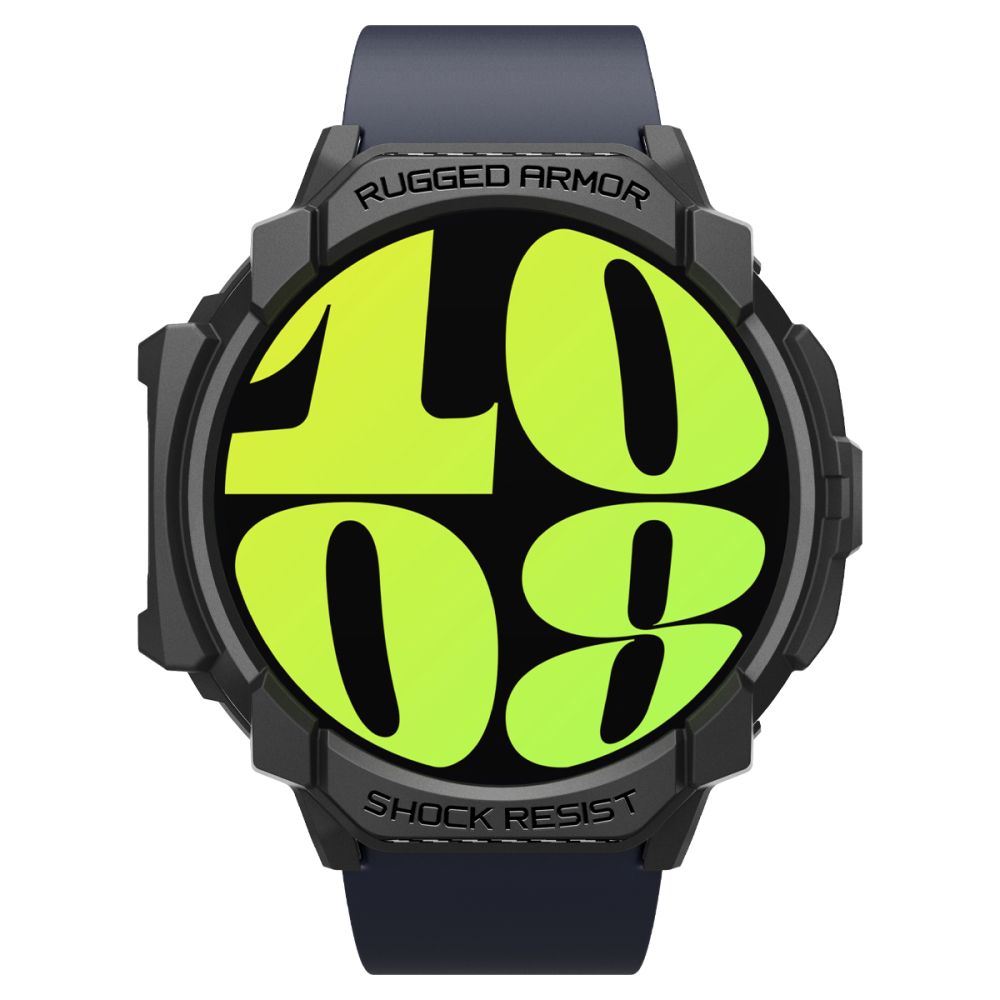 SCHUTZHÜLLE FÜR SAMSUNG GALAXY WATCH 7 (44 MM) SPIGEN RUGGED ARMOR MATTE SCHWARZ