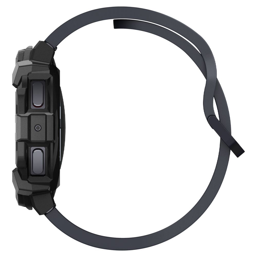 SCHUTZHÜLLE FÜR SAMSUNG GALAXY WATCH 7 (44 MM) SPIGEN RUGGED ARMOR MATTE SCHWARZ