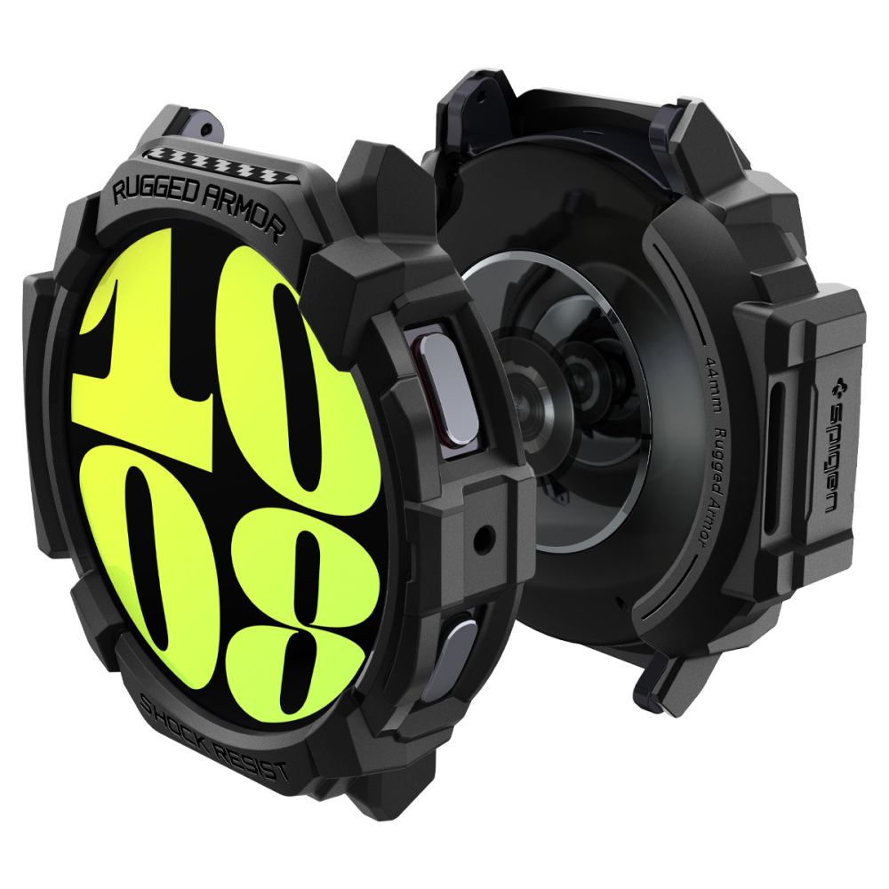 SCHUTZHÜLLE FÜR SAMSUNG GALAXY WATCH 7 (44 MM) SPIGEN RUGGED ARMOR MATTE SCHWARZ