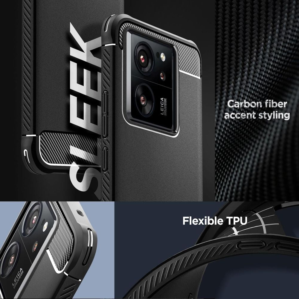 SPIGEN RUGGED ARMOR HÜLLE XIAOMI 13T / 13T PRO MATTE SCHWARZ