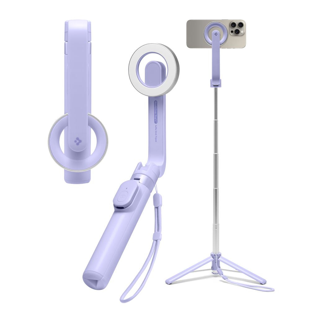 SPIGEN S571W MAGSAFE BLUETOOTH SELFIE-STICK STATIV LAVENDEL