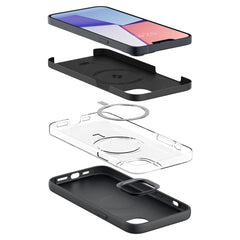 SPIGEN SILIKONHÜLLE FIT MAG MAGSAFE IPHONE 14 PLUS SCHWARZ