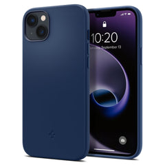 SPIGEN SILIKONHÜLLE FIT MAG MAGSAFE IPHONE 14 PLUS NAVY BLAU