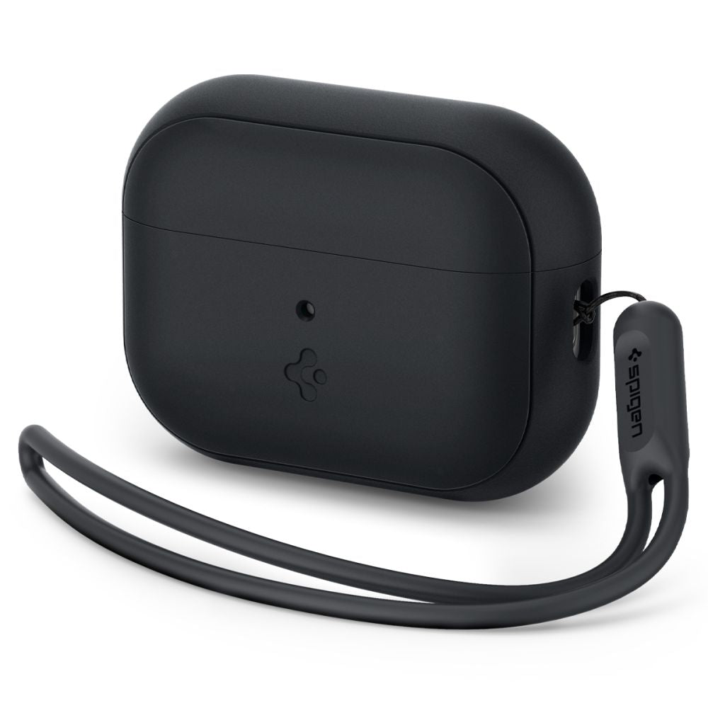 SPIGEN SILIKON FIT TRAGETASCHE FÜR APPLE AIRPODS PRO 1 / 2 SCHWARZ