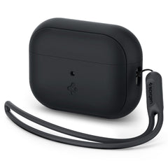 SPIGEN SILIKON FIT TRAGETASCHE FÜR APPLE AIRPODS PRO 1 / 2 SCHWARZ