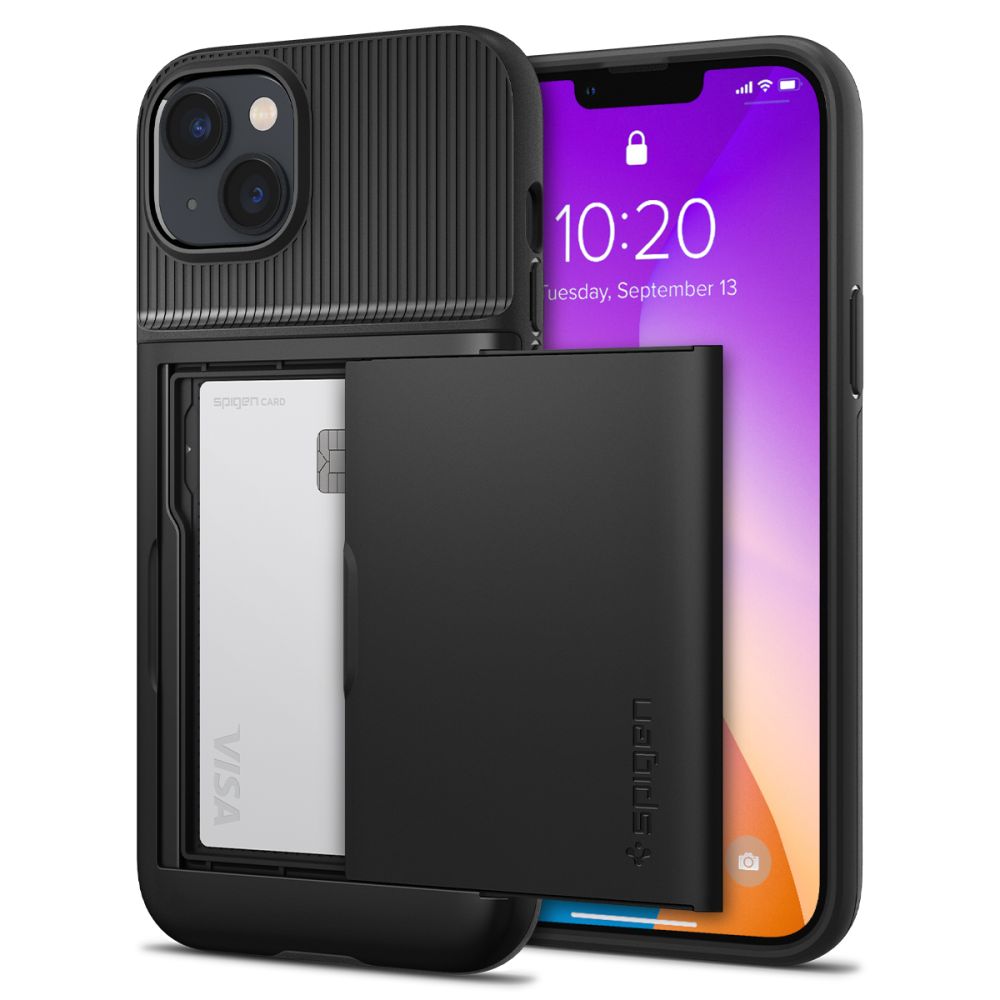 SPIGEN SLIM ARMOR CS HÜLLE IPHONE 14 PLUS SCHWARZ