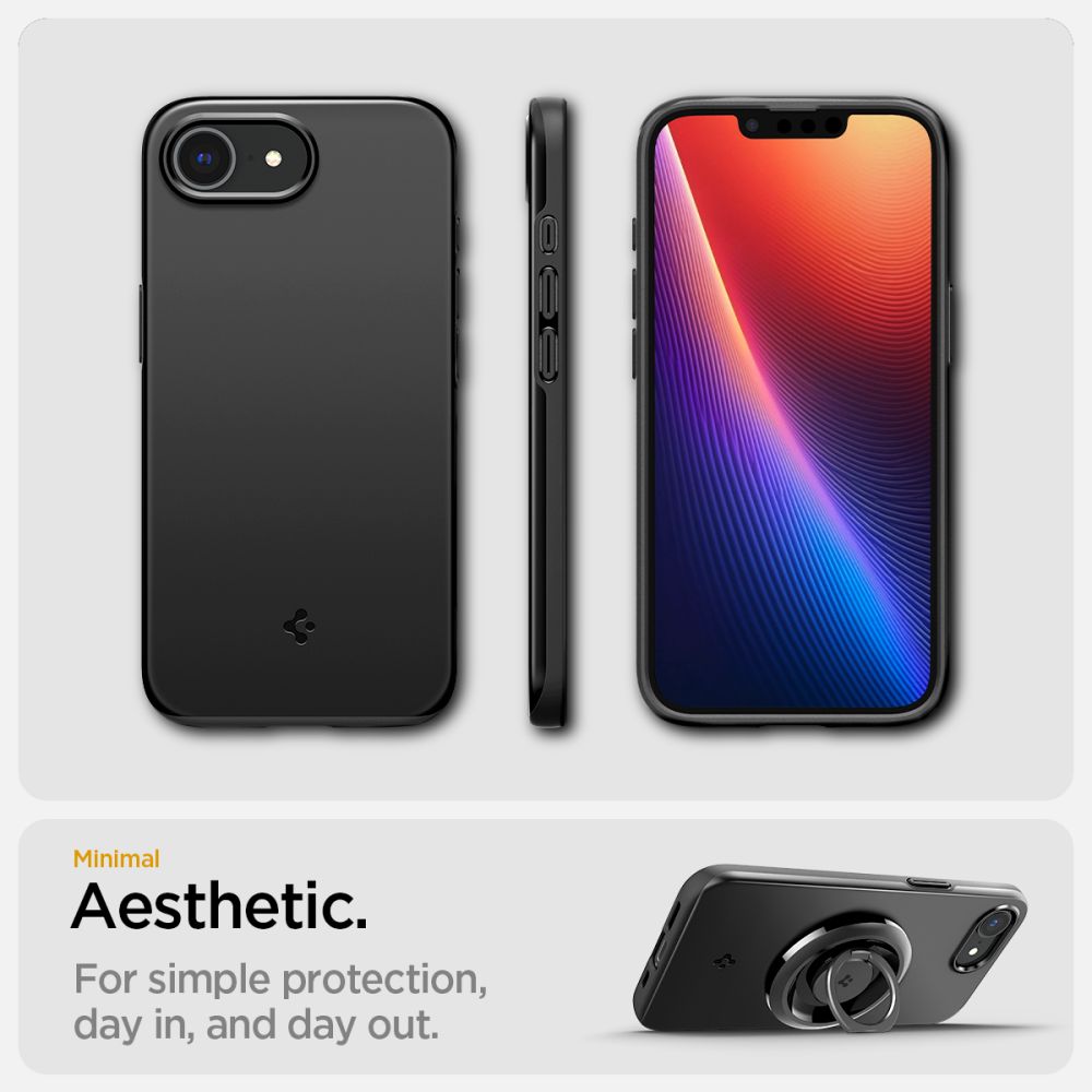 SPIGEN THIN FIT MAG MAGSAFE IPHONE 16E SCHWARZ