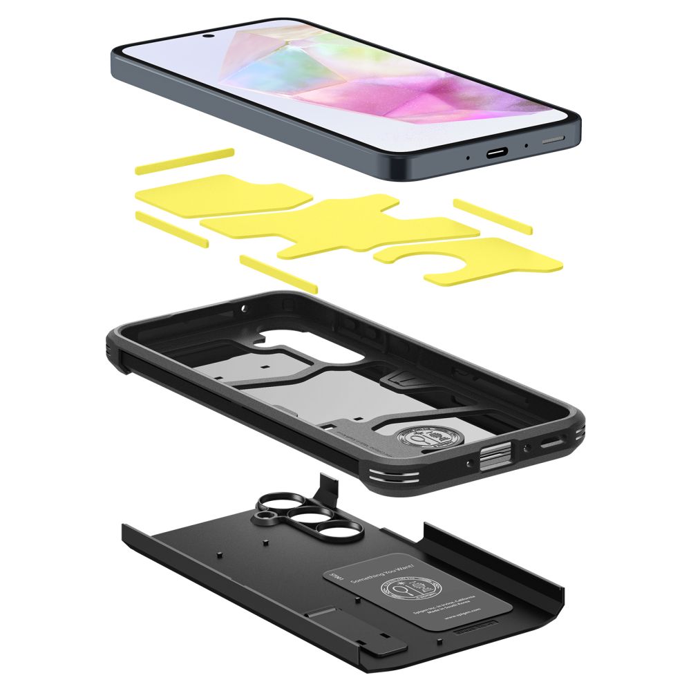 SPIGEN TOUGH ARMOR HÜLLE GALAXY A35 5G SCHWARZ