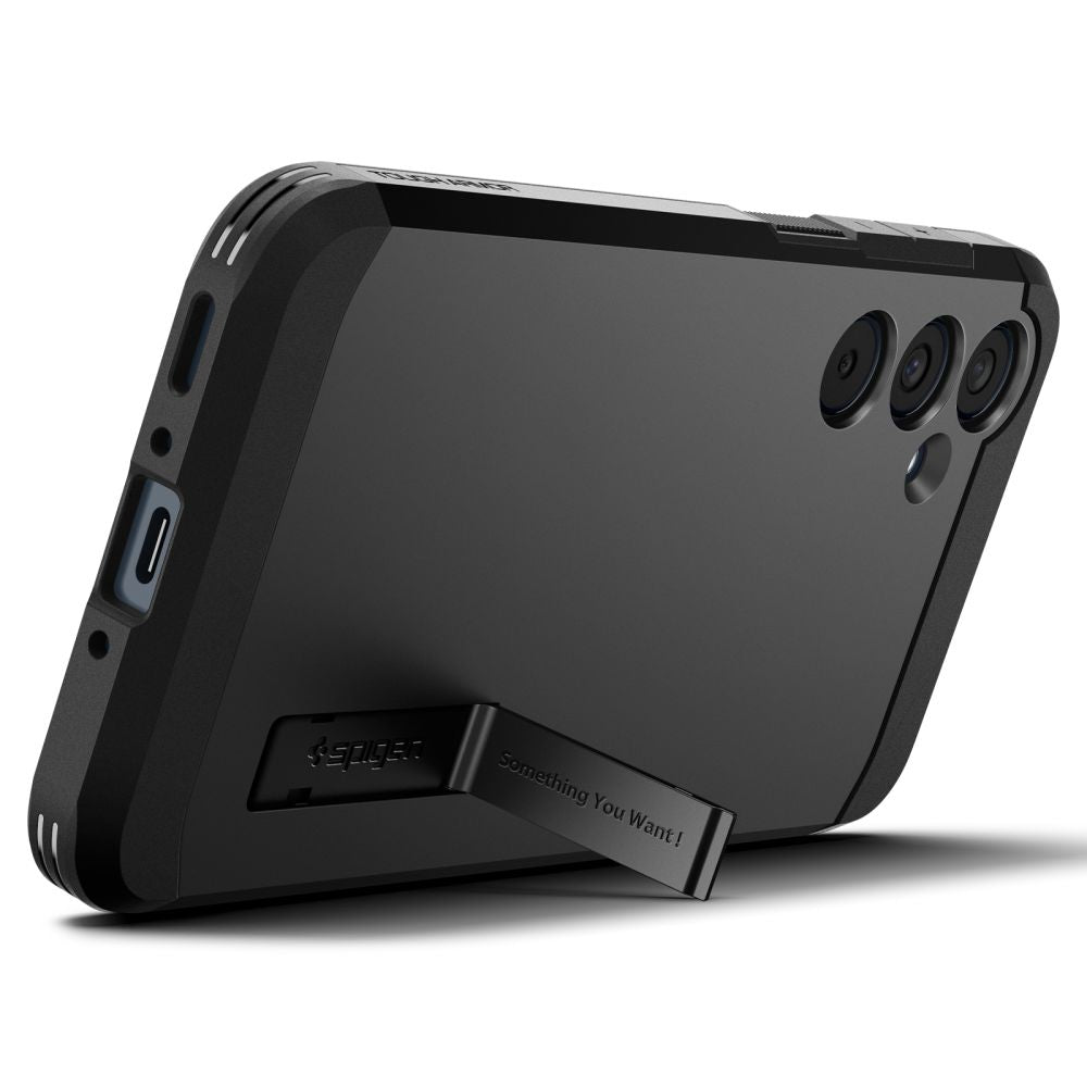 SPIGEN TOUGH ARMOR HÜLLE GALAXY A35 5G SCHWARZ