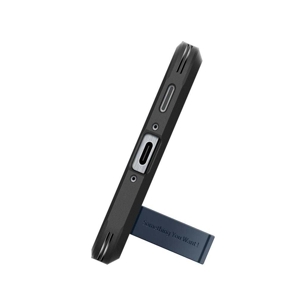 SPIGEN TOUGH ARMOR HÜLLE GALAXY A56 5G METALL GRAU