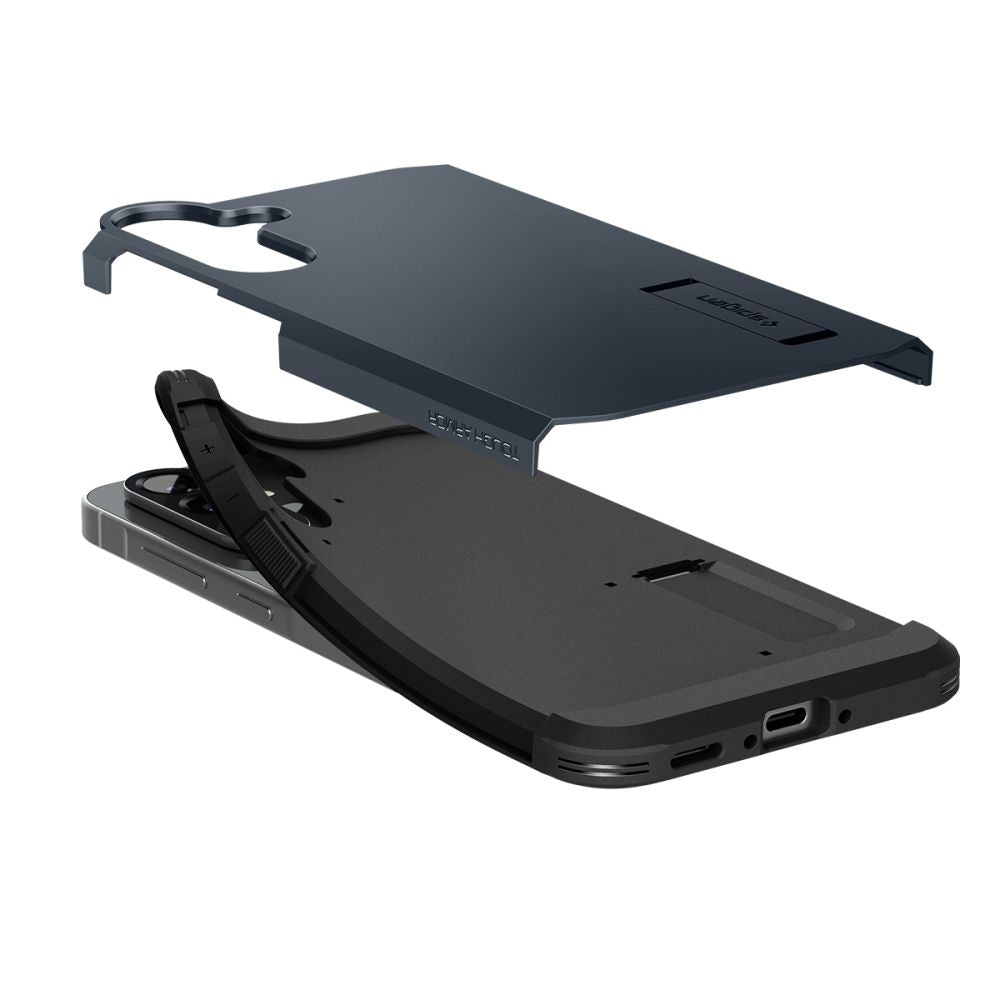 SPIGEN TOUGH ARMOR HÜLLE GALAXY A56 5G METALL GRAU