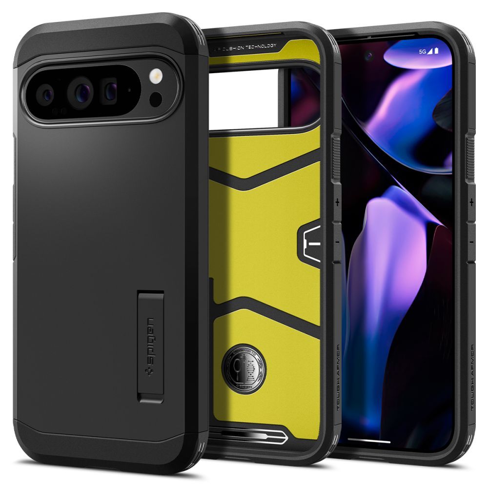 HÜLLE FÜR GOOGLE PIXEL 9 PRO XL SPIGEN TOUGH ARMOR SCHWARZ