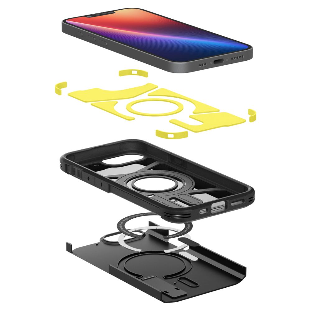 SPIGEN TOUGH ARMOR MAG MAGSAFE IPHONE 16E SCHWARZ