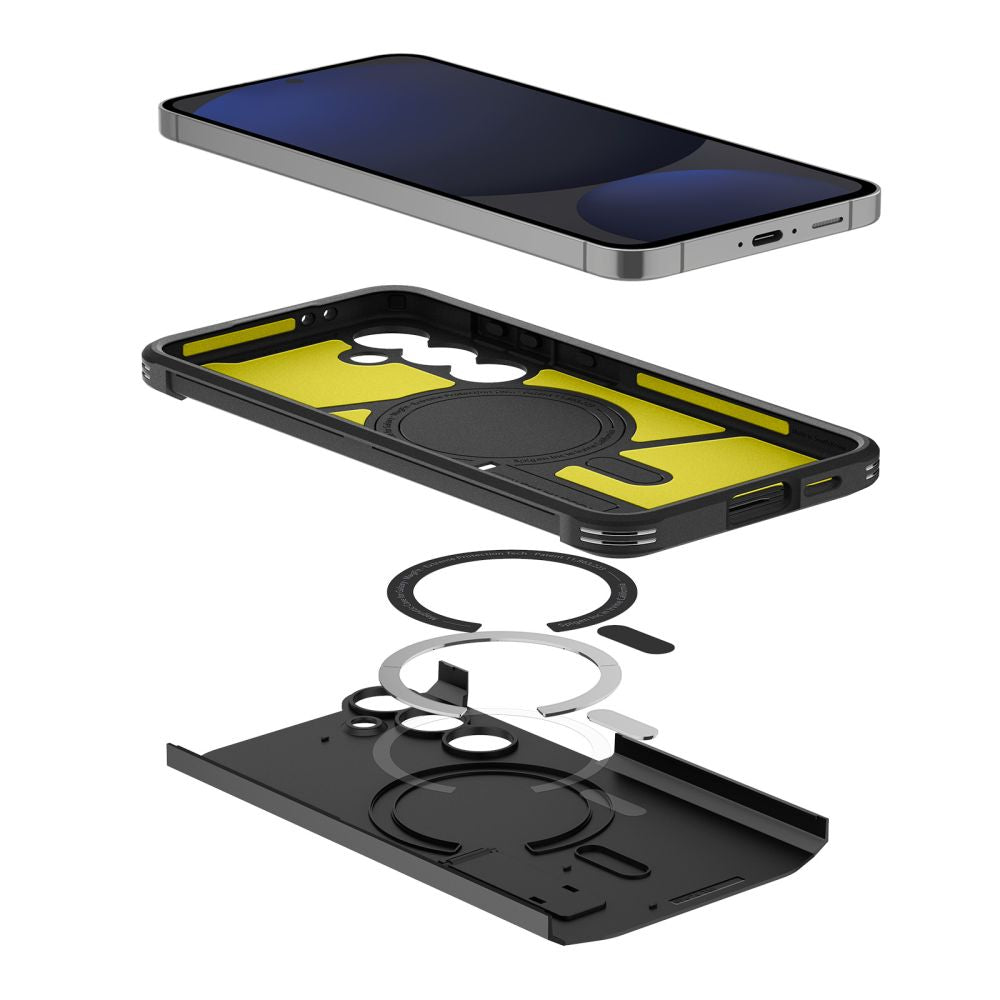 SPIGEN TOUGH ARMOR MAGSAFE GALAXY S24 FE SCHWARZ