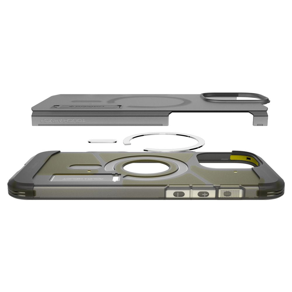 SPIGEN TOUGH ARMOR ”T” MAG MAGSAFE IPHONE 16 PRO FROST SCHWARZ