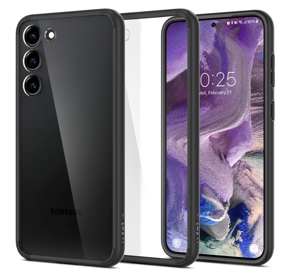 SPIGEN ULTRA HYBRID HÜLLE GALAXY S23 MATTE SCHWARZ
