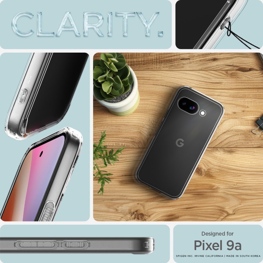 SPIGEN ULTRA HYBRID HÜLLE GOOGLE PIXEL 9A KRISTALLKLAR