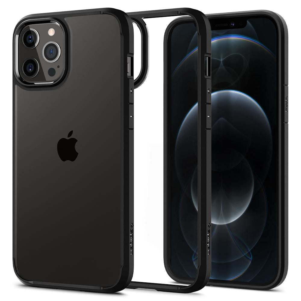 SPIGEN ULTRA HYBRID HÜLLE IPHONE 12/12 PRO MATTE SCHWARZ