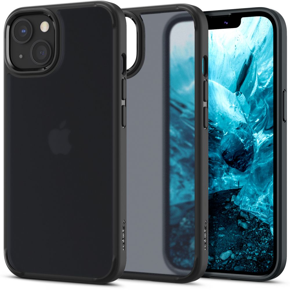 SPIGEN ULTRA HYBRID HÜLLE IPHONE 13 MATTE FROST SCHWARZ