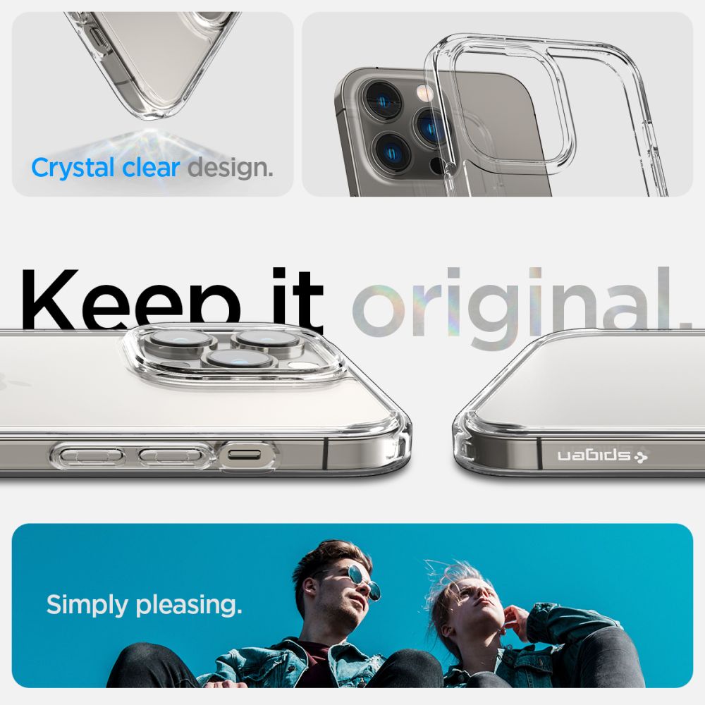 SPIGEN ULTRA HYBRID HÜLLE IPHONE 14 PRO MAX KRISTALLKLAR