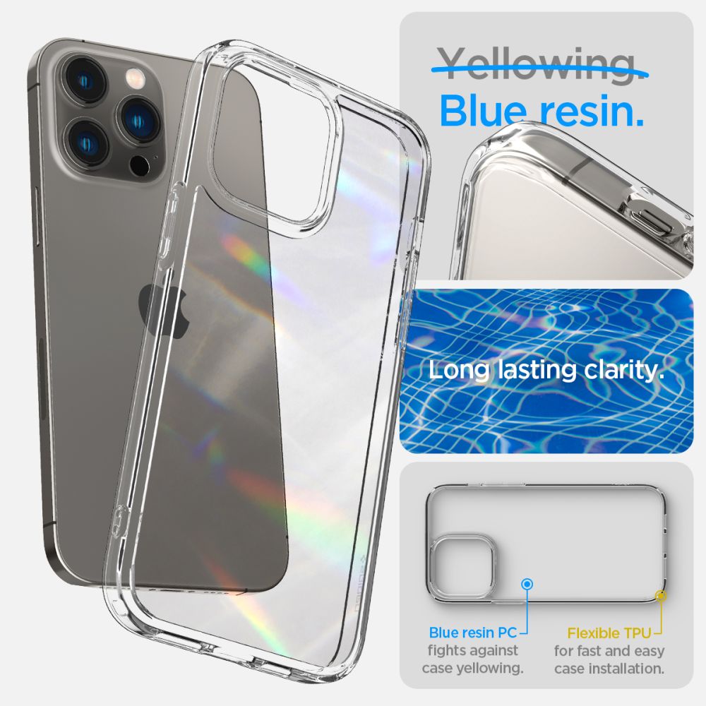 SPIGEN ULTRA HYBRID HÜLLE IPHONE 14 PRO MAX KRISTALLKLAR
