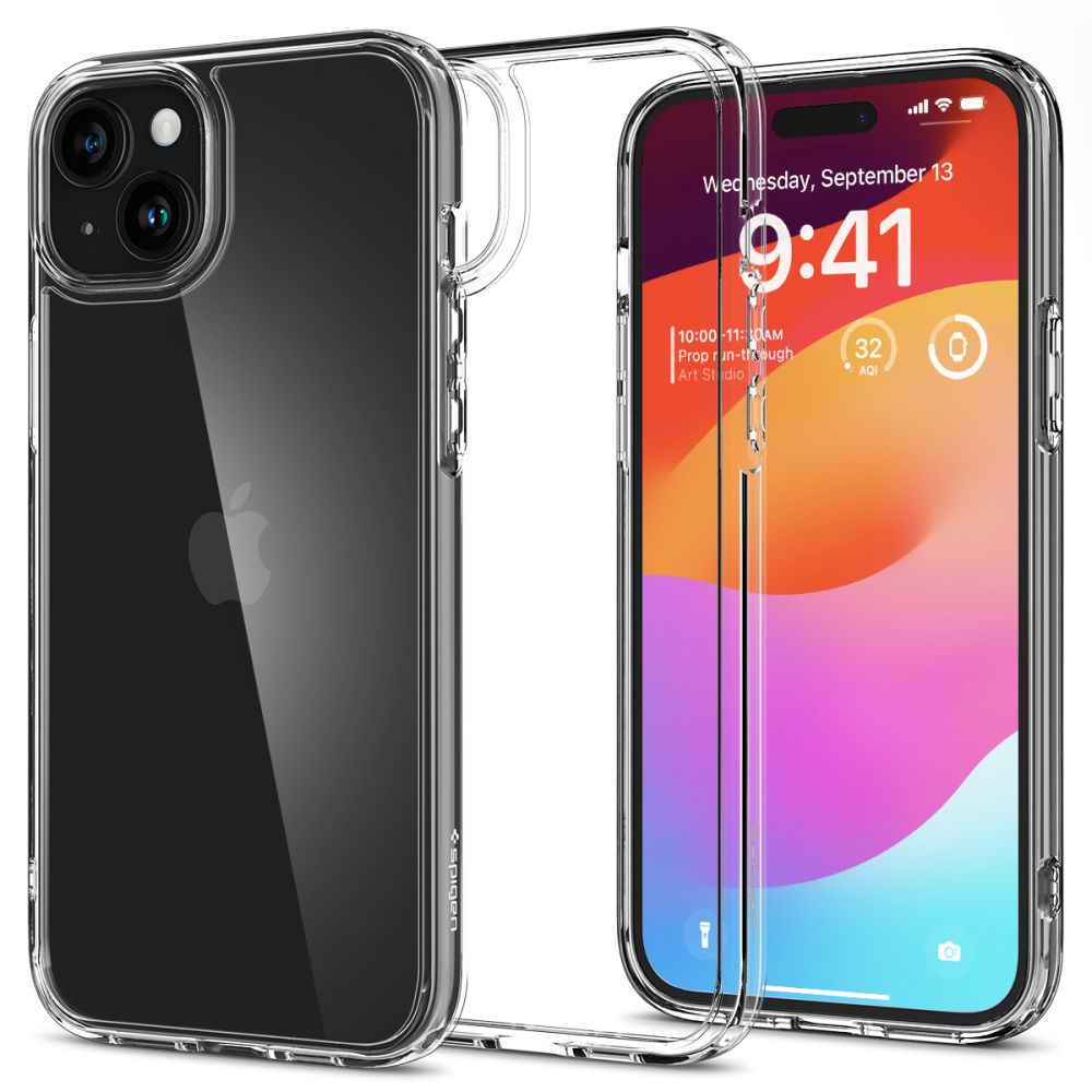SPIGEN ULTRA HYBRID HÜLLE IPHONE 15 KRISTALLKLAR