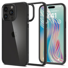 SPIGEN ULTRA HYBRID HÜLLE IPHONE 15 PRO MAX MATTE SCHWARZ