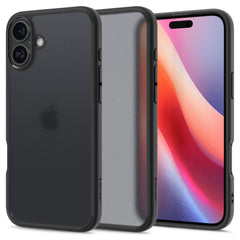 SPIGEN ULTRA HYBRID HÜLLE IPHONE 16 FROST SCHWARZ