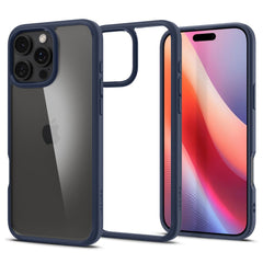 SPIGEN ULTRA HYBRID HÜLLE IPHONE 16 PRO NAVY BLAU