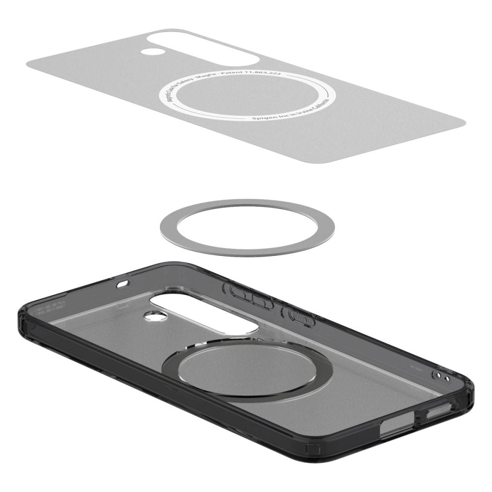 SPIGEN ULTRA HYBRID MAG MAGSAFE GALAXY S25 FROST SCHWARZ