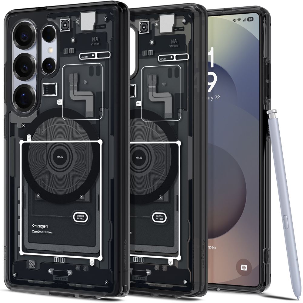 SPIGEN ULTRA HYBRID MAG MAGSAFE GALAXY S25 ULTRA ZERO ONE SCHWARZ
