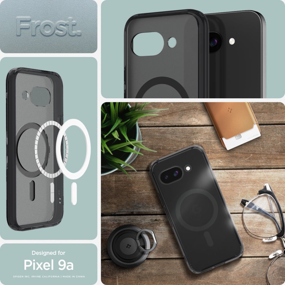SPIGEN ULTRA HYBRID MAG MAGSAFE GOOGLE PIXEL 9A FROST SCHWARZ