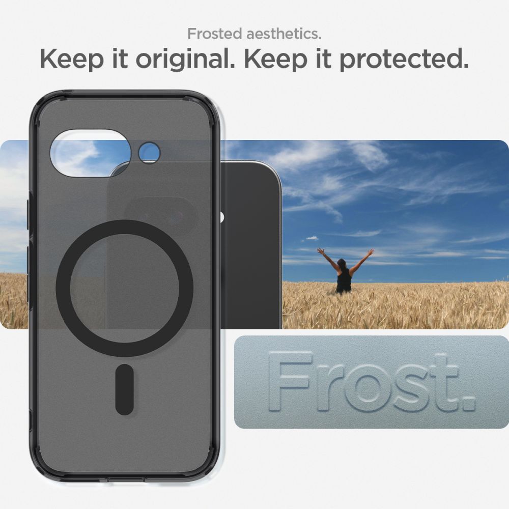SPIGEN ULTRA HYBRID MAG MAGSAFE GOOGLE PIXEL 9A FROST SCHWARZ