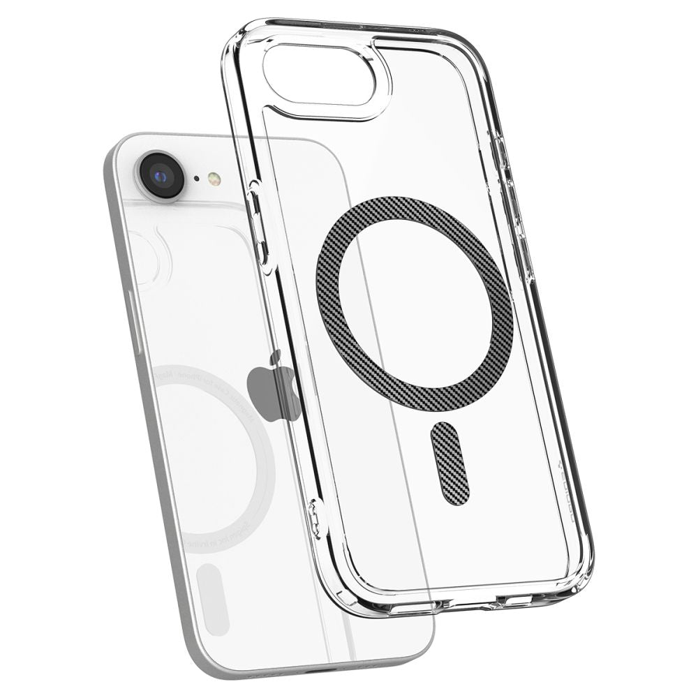 SPIGEN ULTRA HYBRID MAG MAGSAFE IPHONE 16E CARBON FIBER HÜLLE