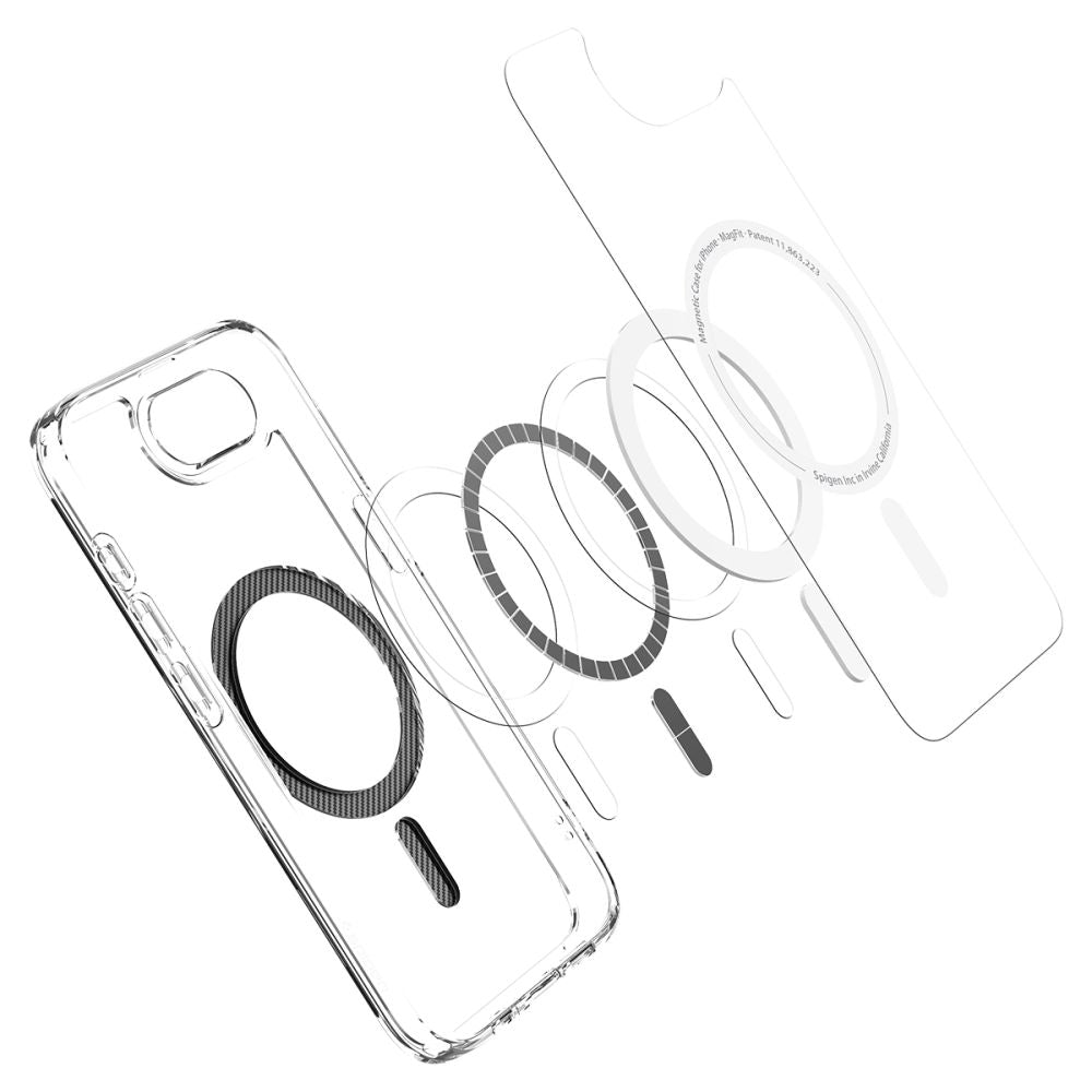 SPIGEN ULTRA HYBRID MAG MAGSAFE IPHONE 16E CARBON FIBER HÜLLE