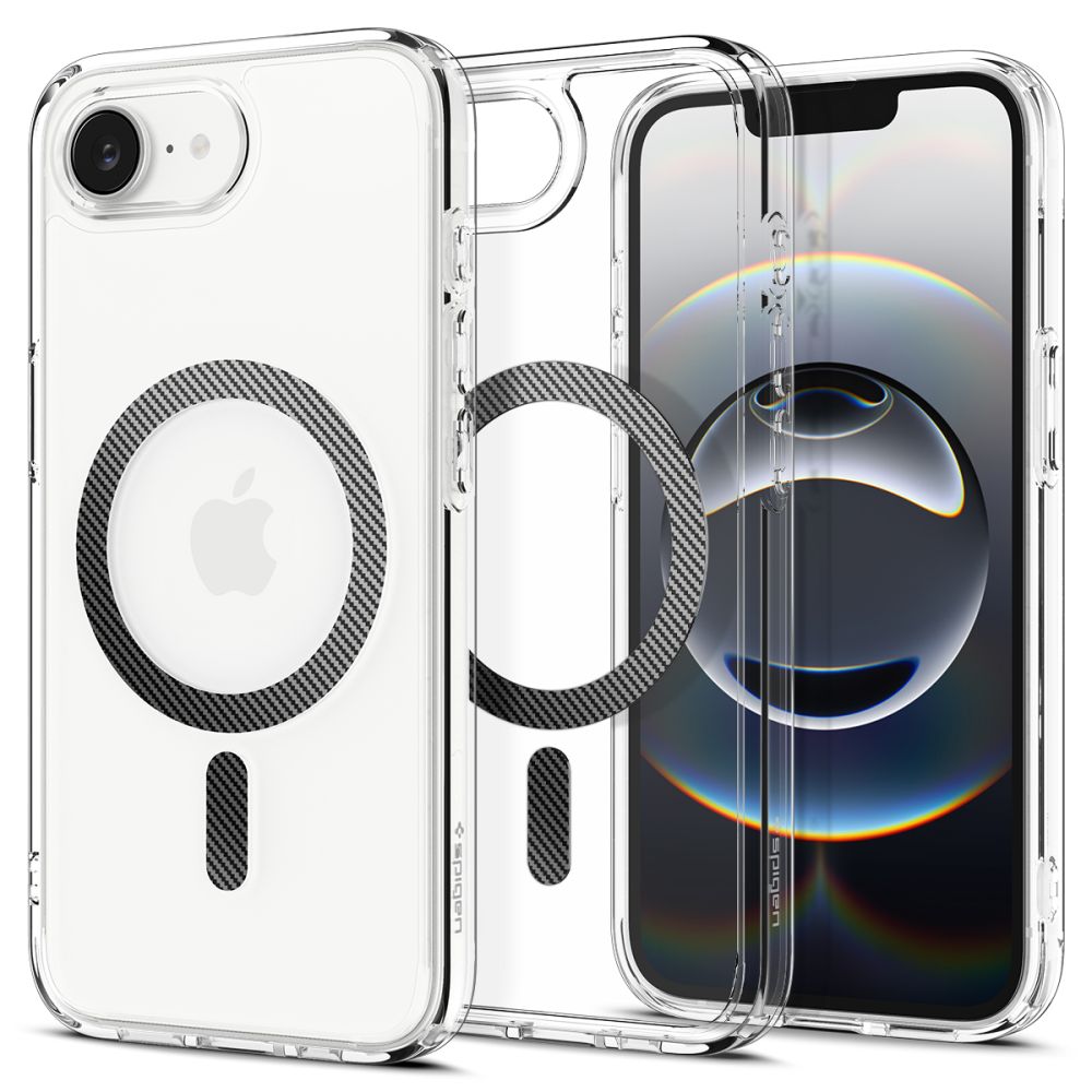 SPIGEN ULTRA HYBRID MAG MAGSAFE IPHONE 16E CARBON FIBER HÜLLE