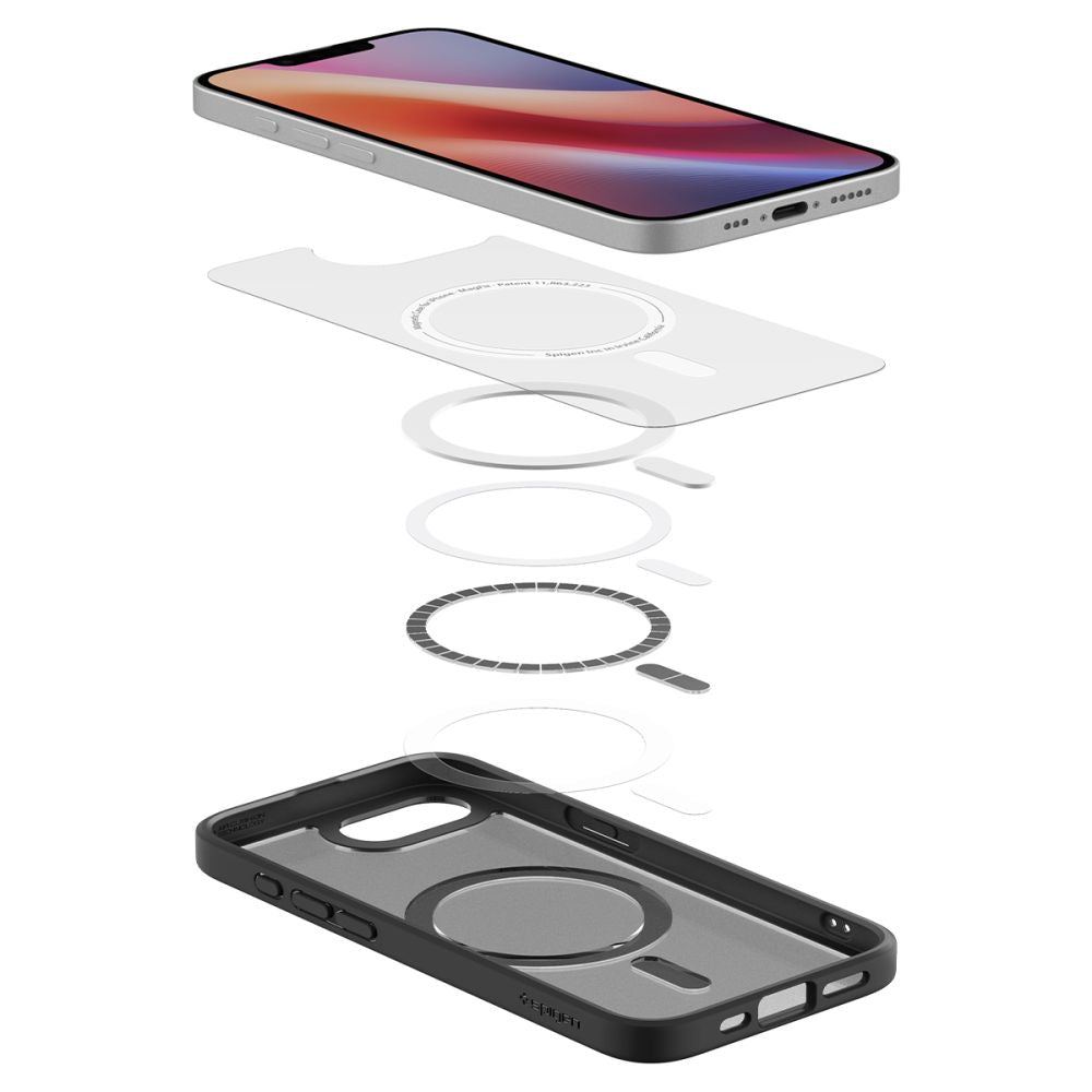 SPIGEN ULTRA HYBRID MAG MAGSAFE IPHONE 16E FROST SCHWARZ