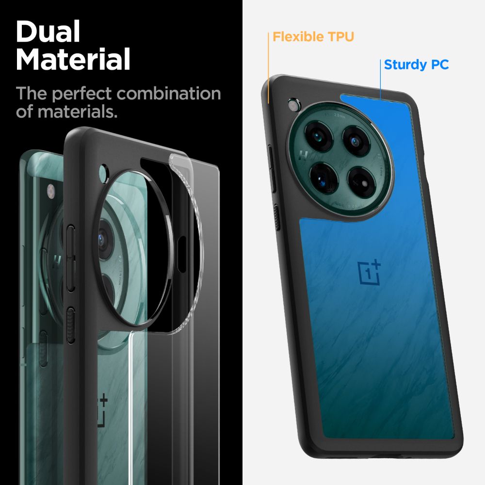 SPIGEN ULTRA HYBRID HÜLLE ONEPLUS 12 MATTE SCHWARZ