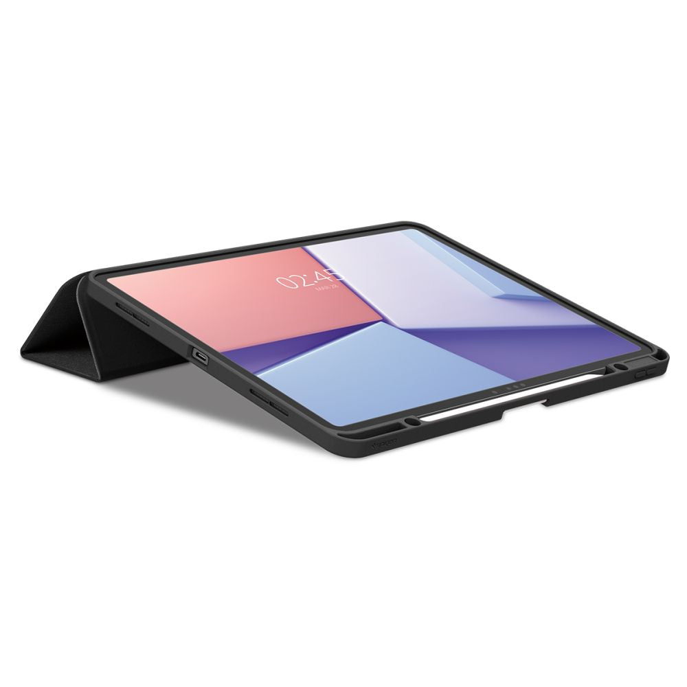HÜLLE / COVER FÜR IPAD AIR 13 2024 SPIGEN URBAN FIT SCHWARZ