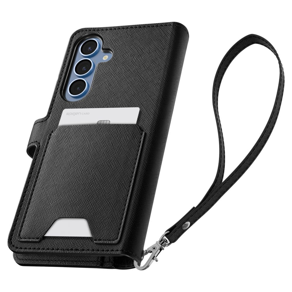 SPIGEN WALLET HÜLLE "S" GALAXY S25+ PLUS SCHWARZ