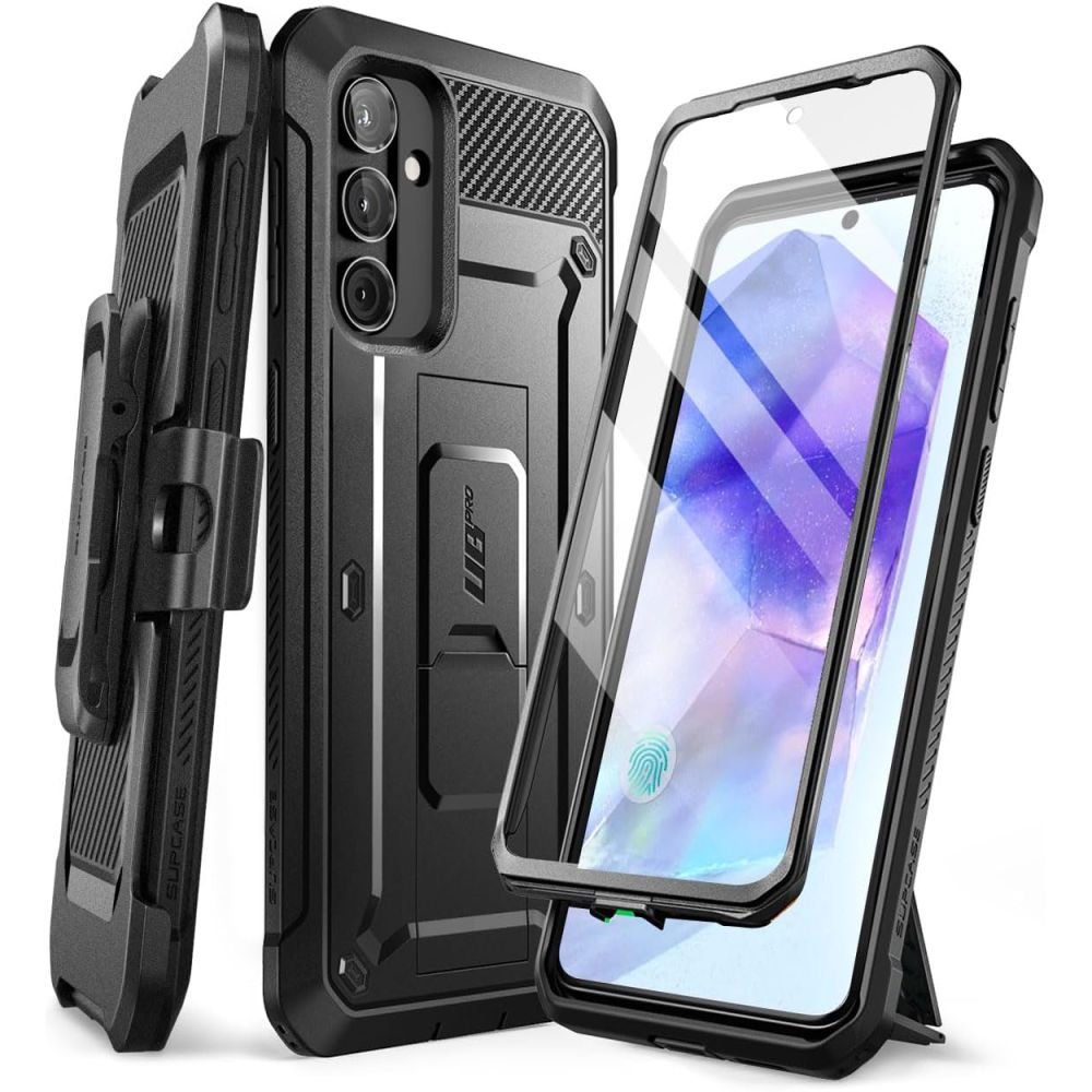 SUPCASE UNICORN BEETLE PRO HÜLLE FÜR GALAXY A55 5G SCHWARZ