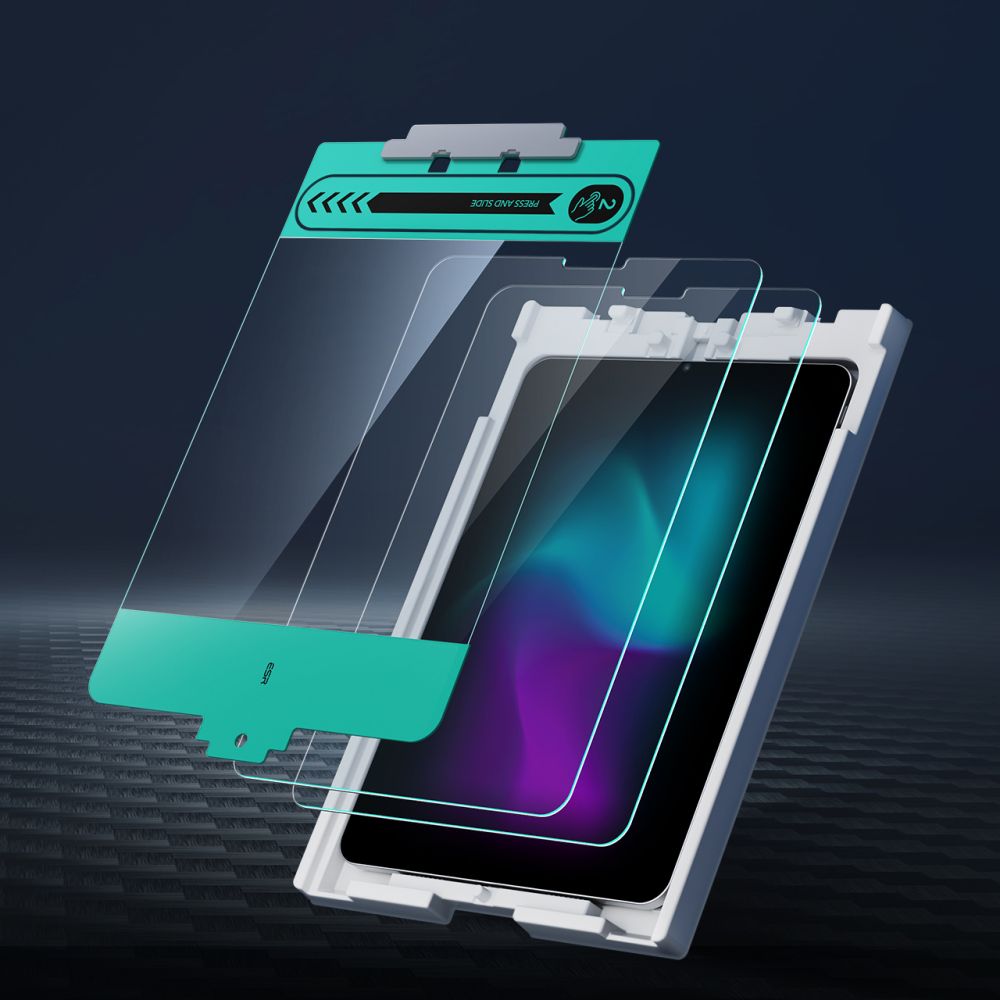 2X GESCHÜTZTES GLAS ESR ARMORITE 2-PACK IPAD AIR 10.9 4 / 5 / 2020-2022 / PRO 11 2 / 3 / 4 / 2020-2022 KLAR