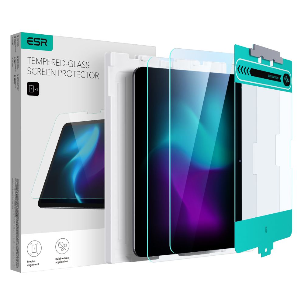 2X HARTGLAS FÜR IPAD PRO 11 5 / 2024 ESR HARTGLAS 2-PAK CLEAR