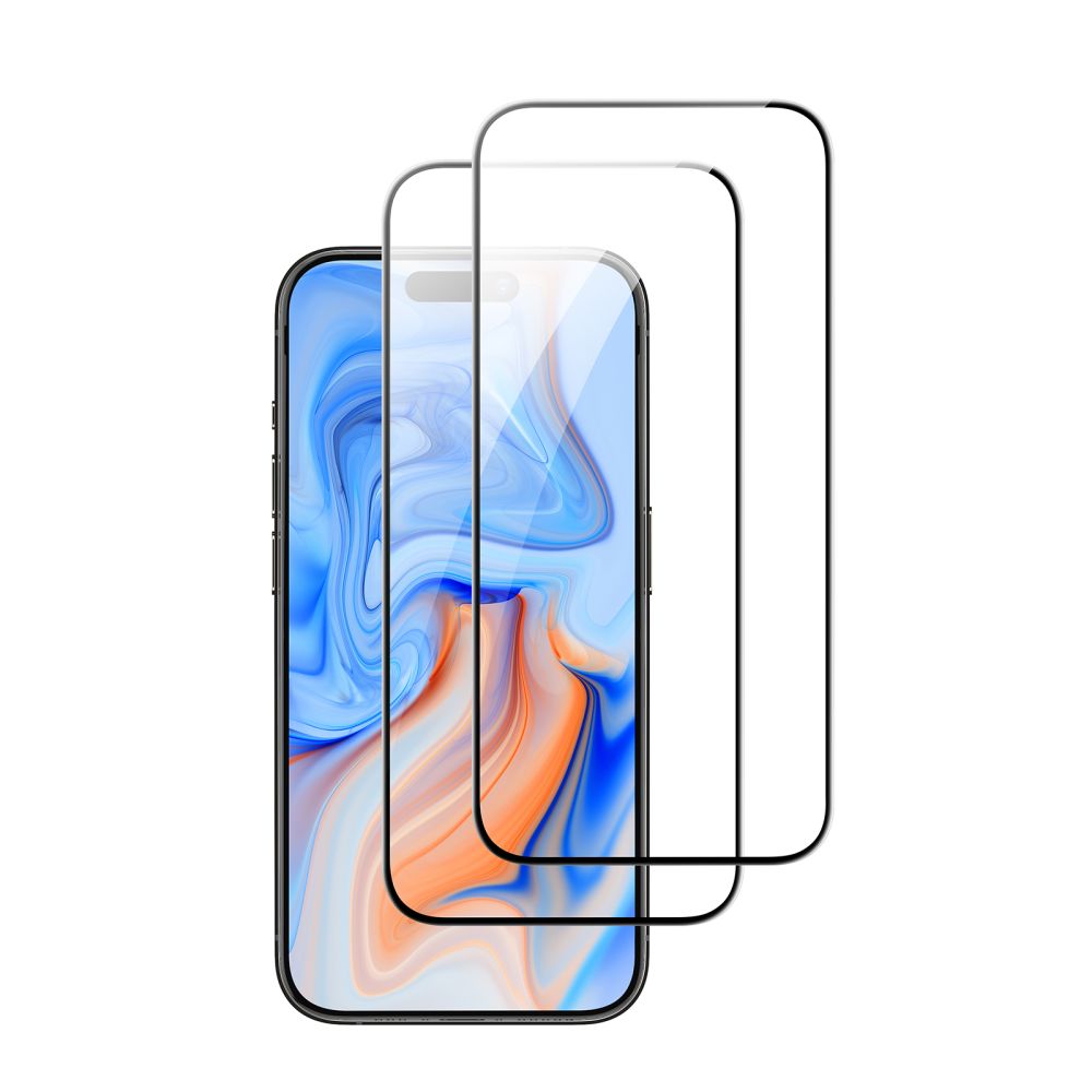 ESR TEMPERED GLASS 2-PACK IPHONE 15 SCHWARZ
