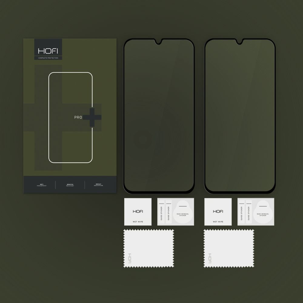 HARTGLAS HOFI GLASS PRO+ 2-PAK GALAXY A16 4G / 5G SCHWARZ
